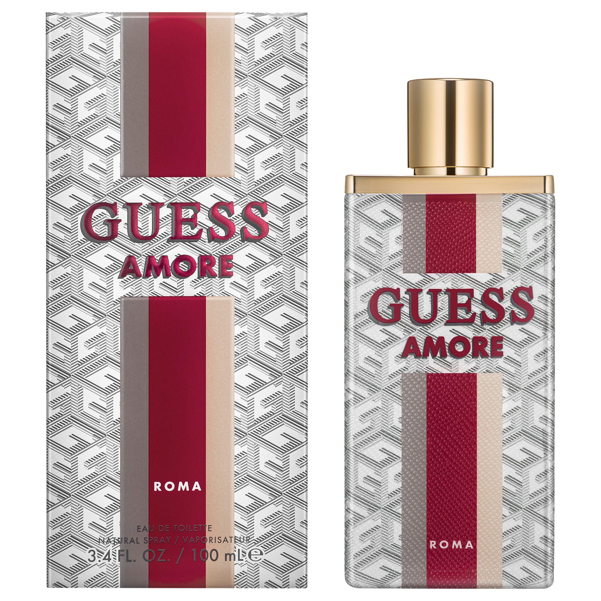 Guess Eau de Toilette AMORE ROMA EDT, 1-tlg., blumig-fruchtig-orientalische Duftnote