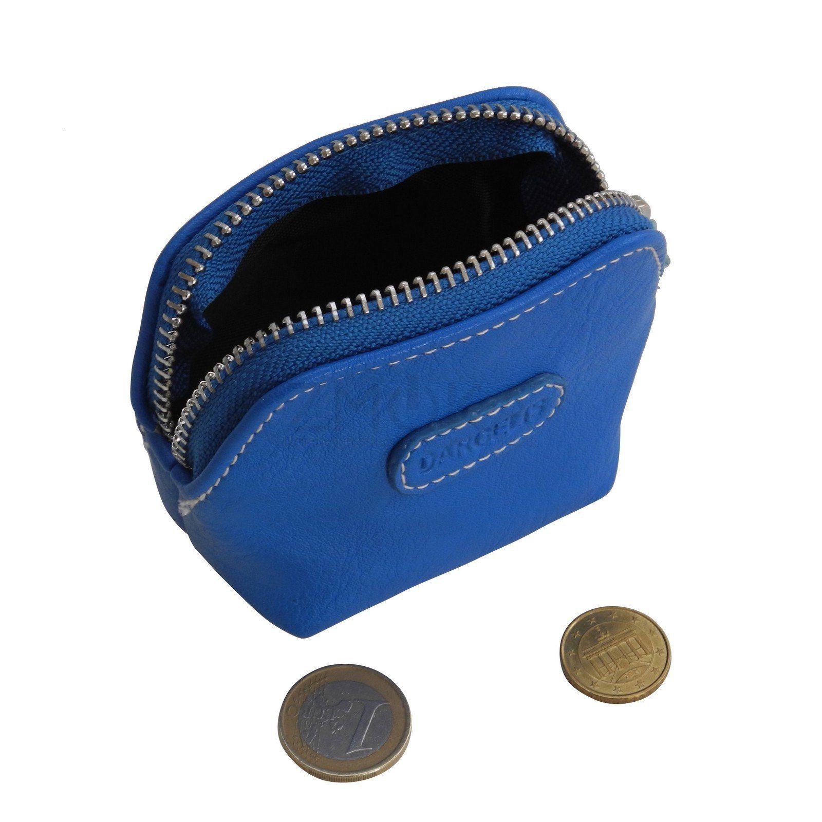 Geldbörse - Münzbörse Geldbeutel Unisex Leder Blau mini Dargelis Geldbörse Auswahl Dargelis