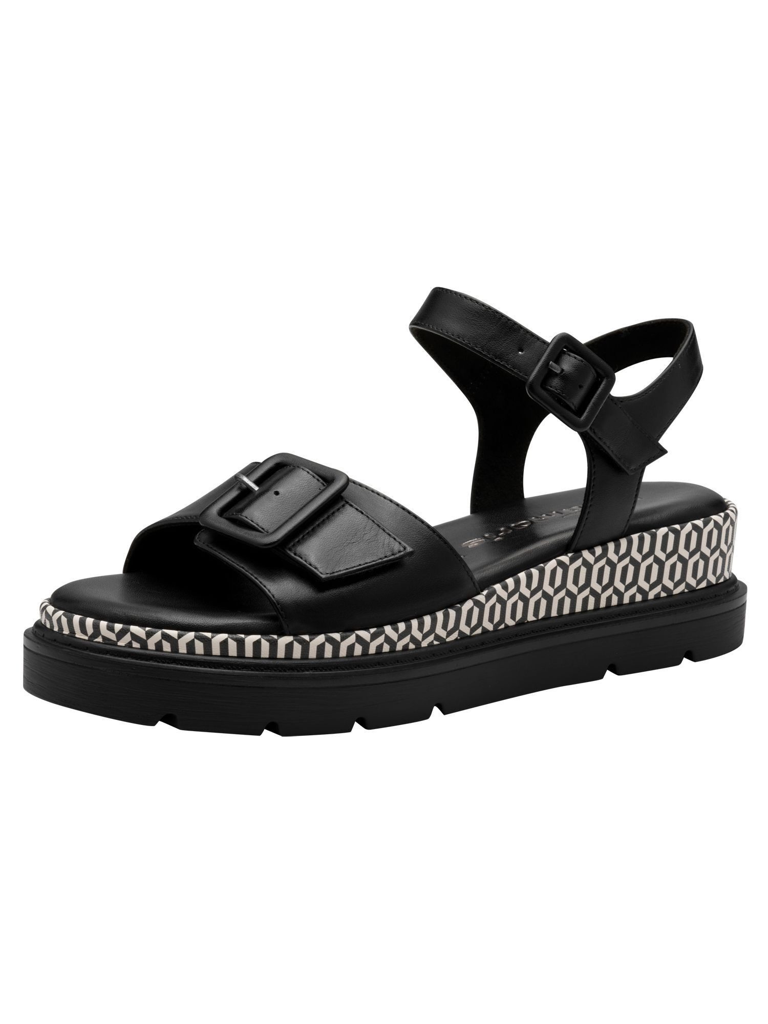Tamaris aus Leder Plateauabsatz 1-28723-44 Plateausandaletten