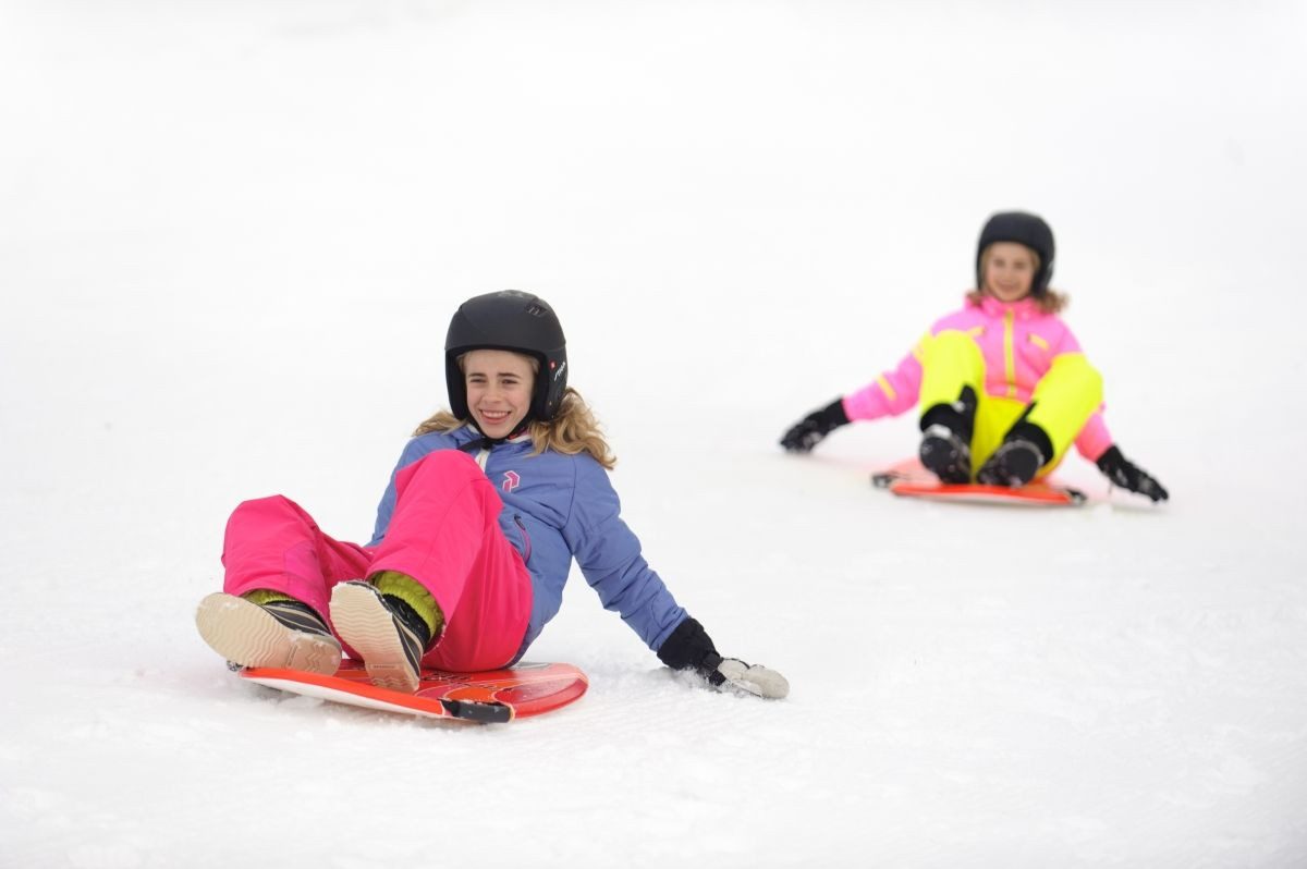 STIGA Sports Schneerutscher Snow Rocket Softboard, L: 80 x B 52 x H 2 cm