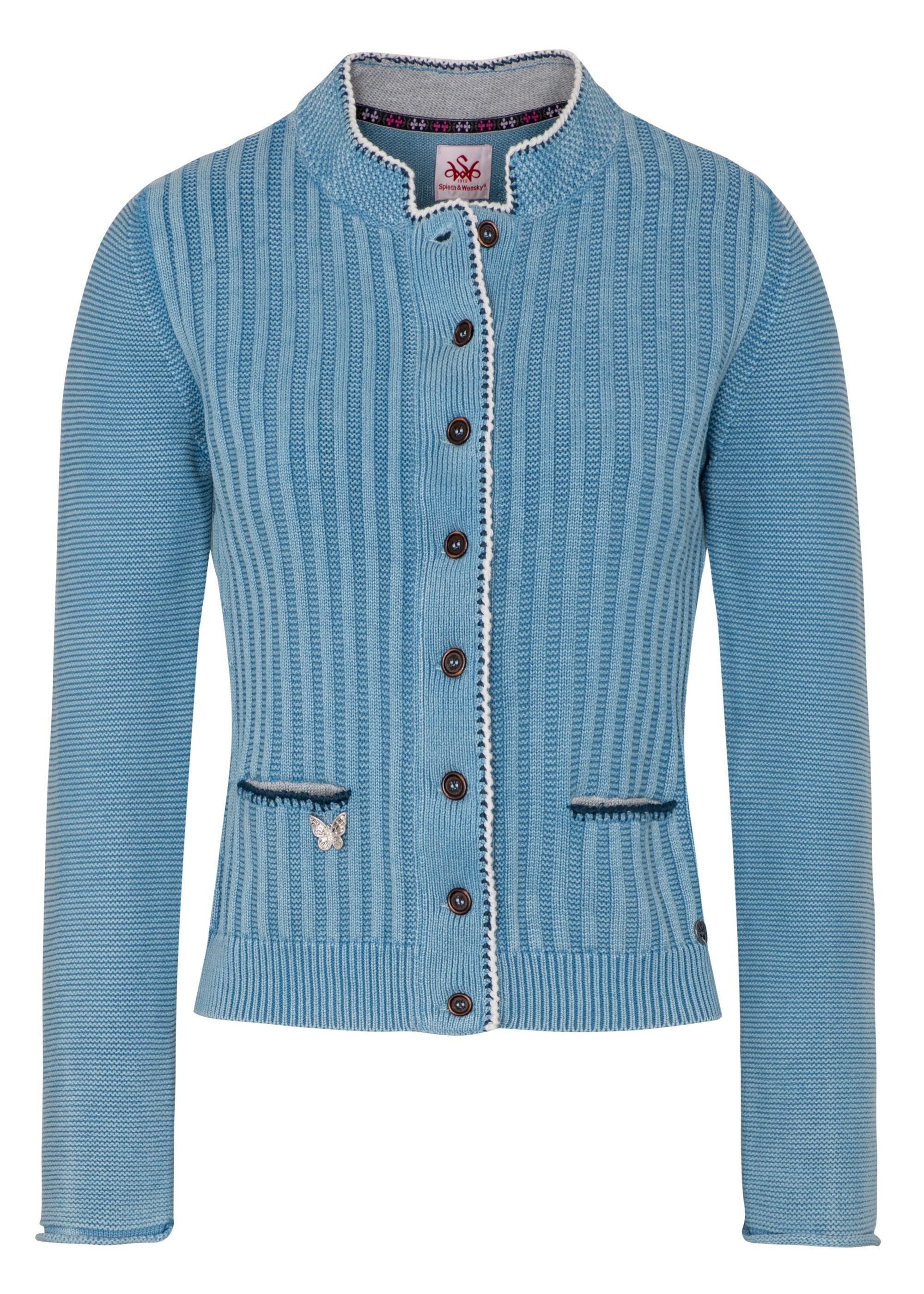 Spieth & Wensky Strickjacke Alexa mit femininen Highlights