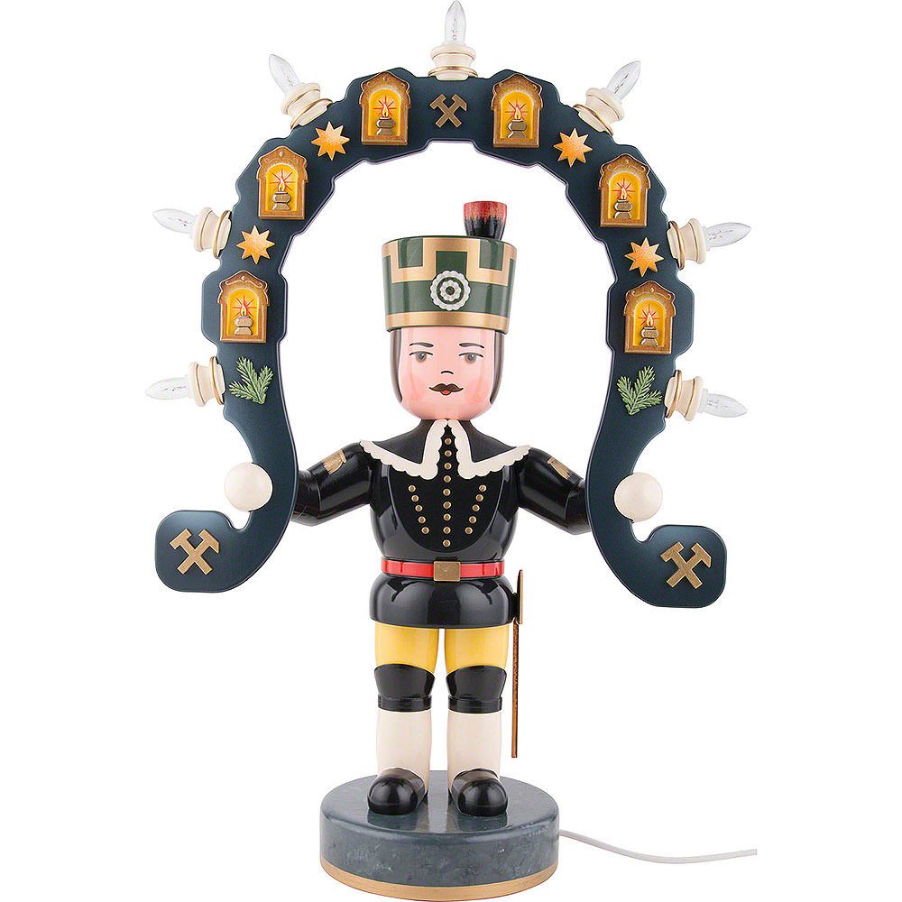 Hubrig Volkskunst GmbH Dekofigur Bergmann elektrisch beleuchtet (53cm) von Hubrig Volkskunst