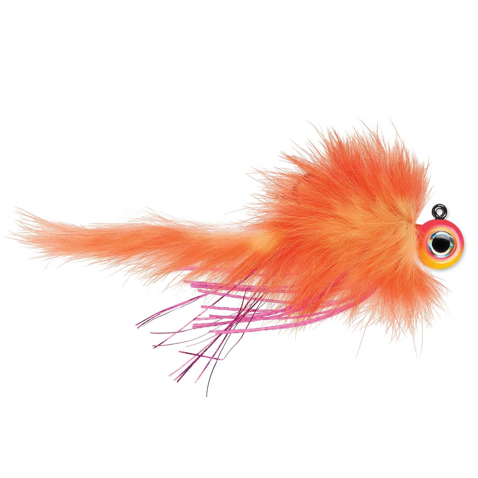 VMC Jighaken, VMC Twitchin Jig Glow Shrimp Cocktail UV 10,5g X1 Vertikal-Jigkopf