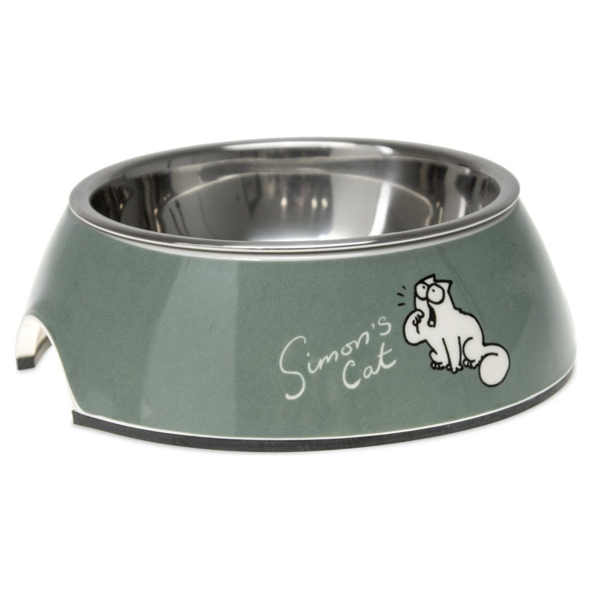 Karlie Futternapf Simon's Cat Katzennapf grün