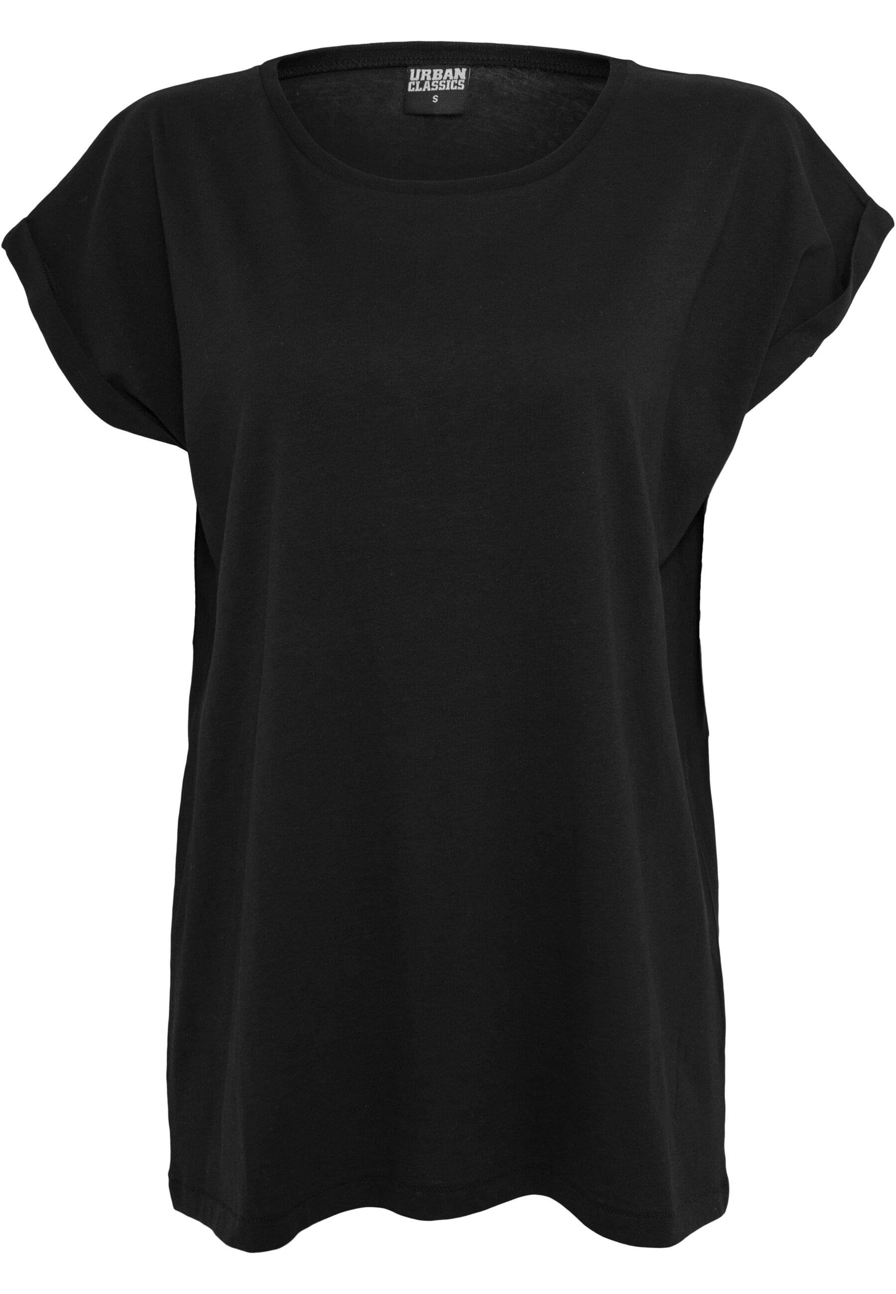 URBAN CLASSICS T-Shirt Damen Ladies Extended Shoulder Tee 2-Pack (1-tlg),  UC Ladies