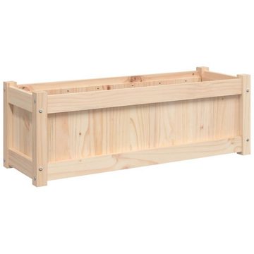 DOTMALL Blumentopf Pflanzkübel Outdoor Balkon außen groß Holz Garten,90x31x31 cm