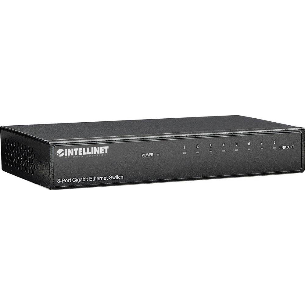 Intellinet 8 Gigabit Metall Port Netzwerk-Switch Switch