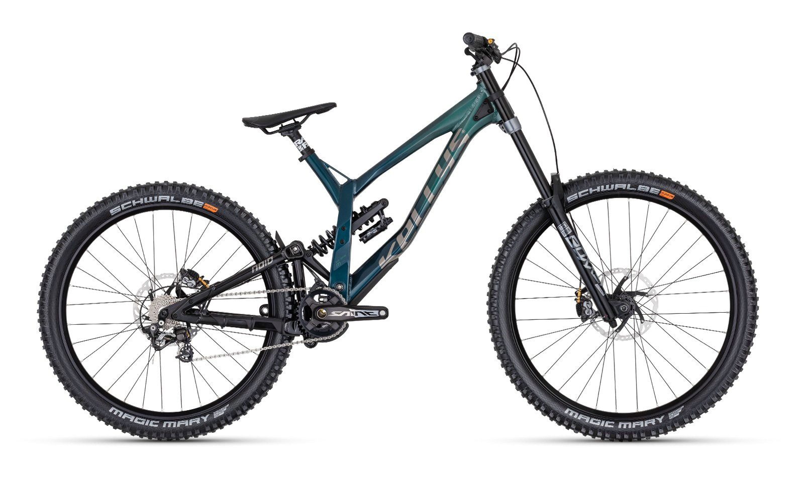 Kellys Mountainbike MTB Fully Noid 90 Emerald green 29"/27,5" Diamant, 10 Gang Shimano SHIMANO Saint M820 (direct mount) Schaltwerk