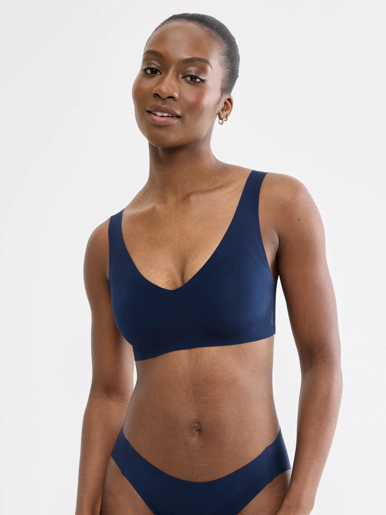 Sloggi Bralette ZERO Feel 2.0 mit herausnehmbaren Pads, mittlerer Halt, Mikrofaser