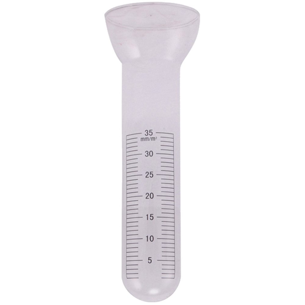 matches21 HOME & HOBBY Gartenstecker Ersatzglas Regenmesser gut ablesbar transparent Ø 8x17 cm (1-St)