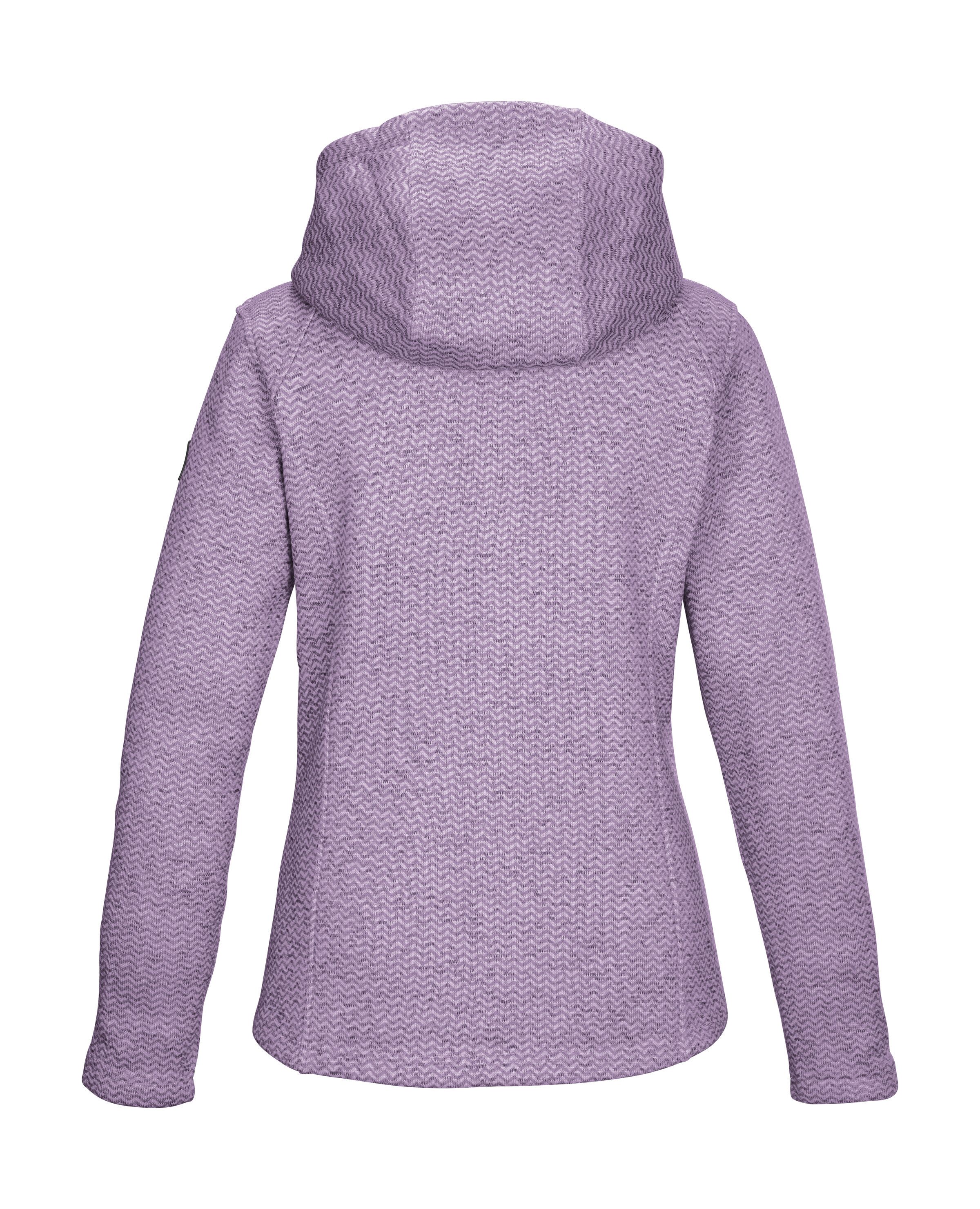 Killtec Fleecejacke KOW 5 WMN KNTFLC JCKT Strickfleecejacke mit verstellbarer Kapuze und Kinnschutz – Bild 2 von 2