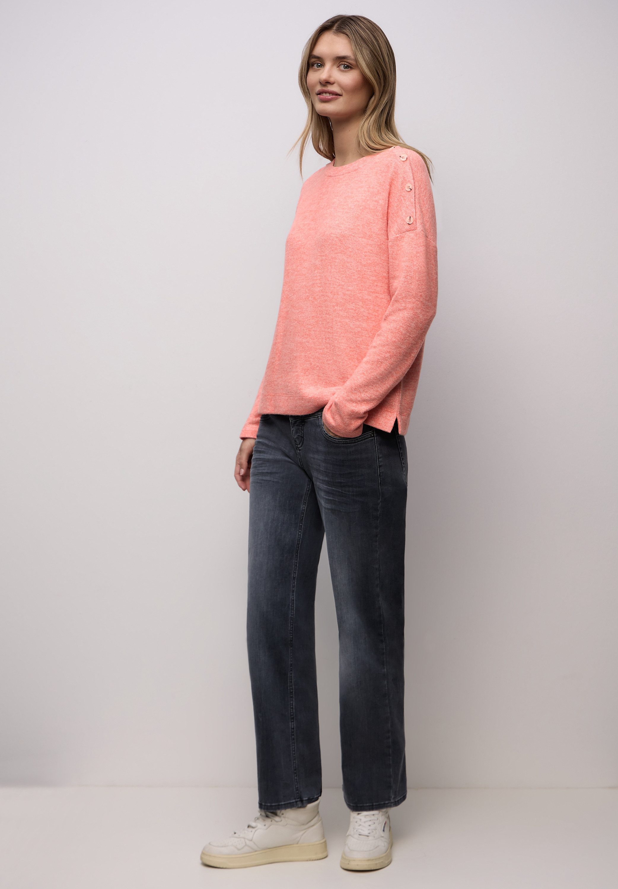 STREET ONE Langarmshirt mit Rundhalsausschnitt – Bild 4 von 5