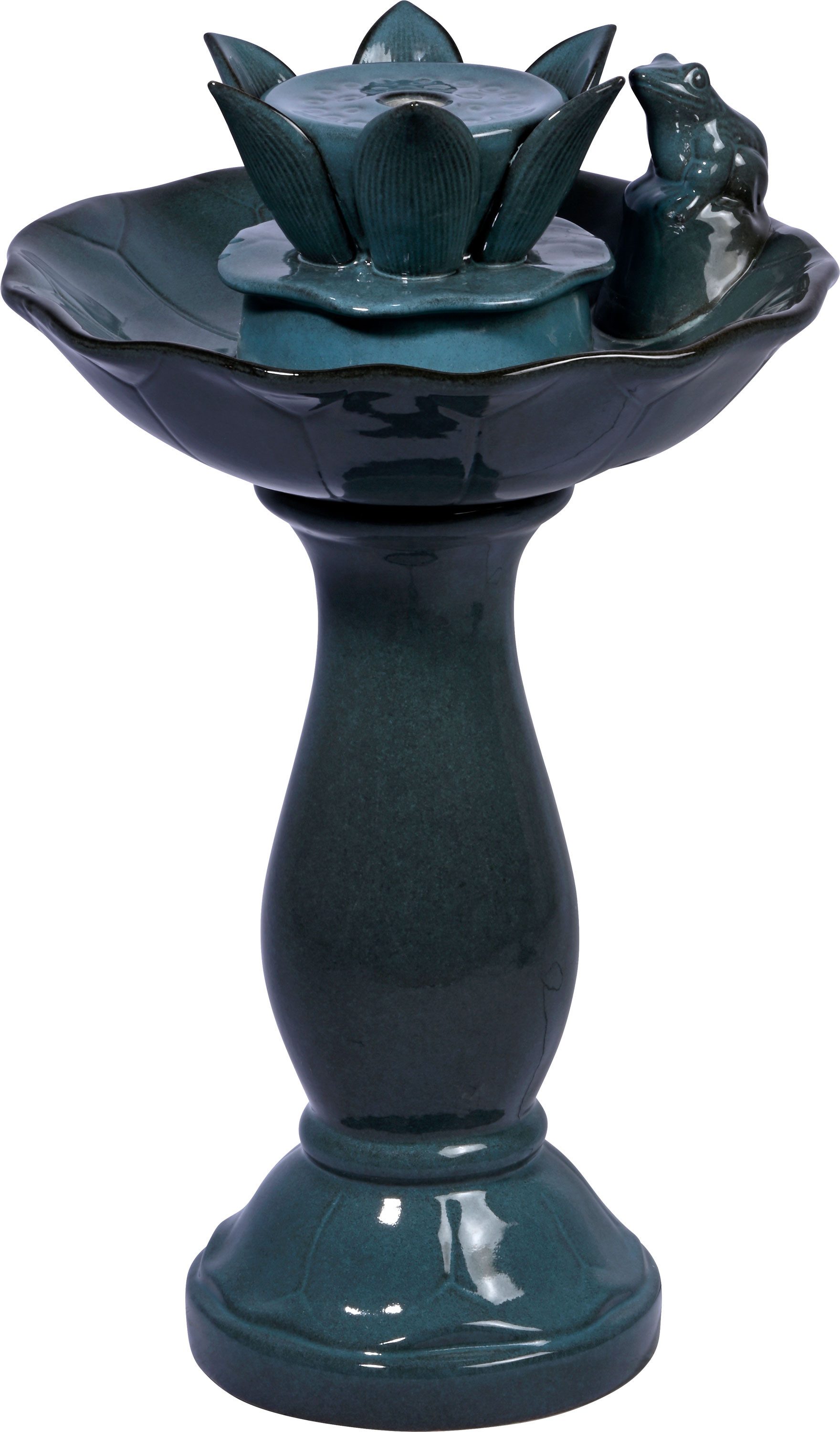 dobar Gartenbrunnen Gartenbrunnen mit Solar-Panel