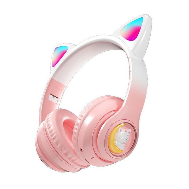 KREATE Kabellose Bluetooth-Kopfhörer Kinder Faltbar Bluetooth-Kopfhörer (Bluetooth 5.3, Multifunktionstaste, HD-Anruf, Kompatibel mit einer Vielzahl elektronischer Geräte, Bilaterales Stereo, leicht zu tragen, Lange Akkulaufzeit)