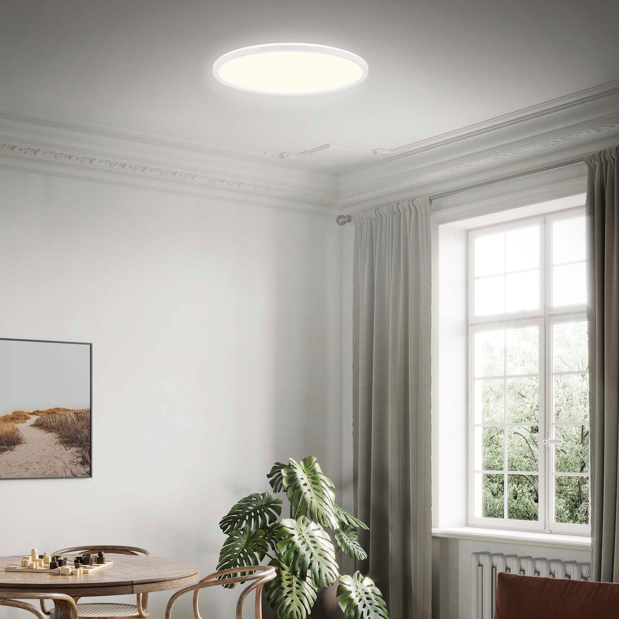 Briloner Leuchten LED Deckenleuchte 7157416 SLIM, LED fest integriert, Neut günstig online kaufen