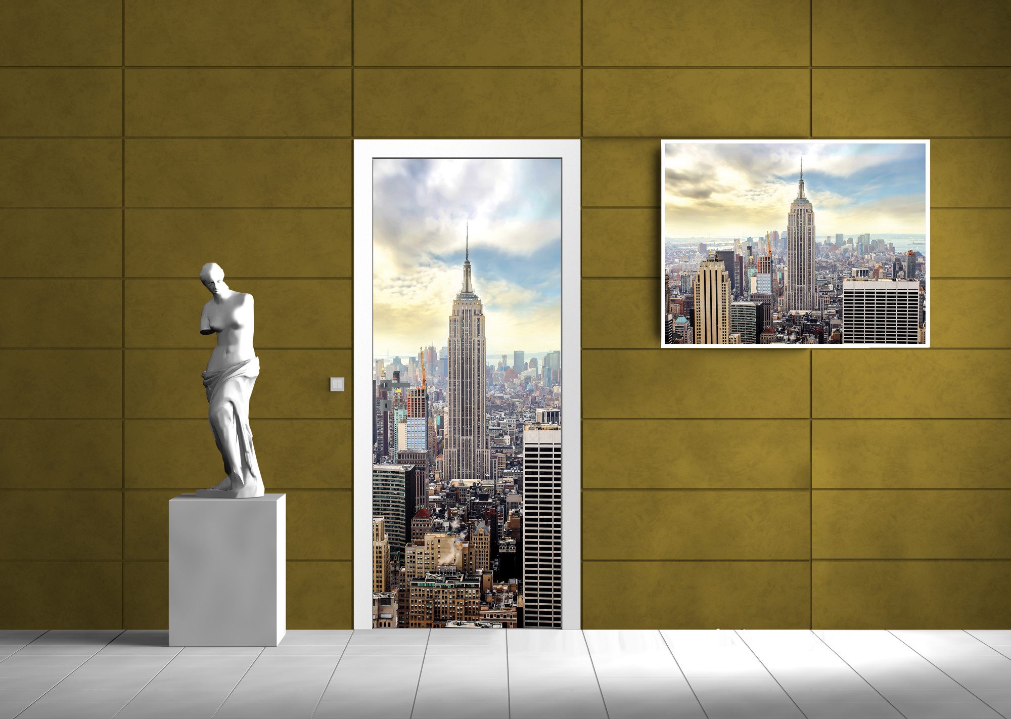 Wallarena Fototapete Tür New York Vlies günstig online kaufen