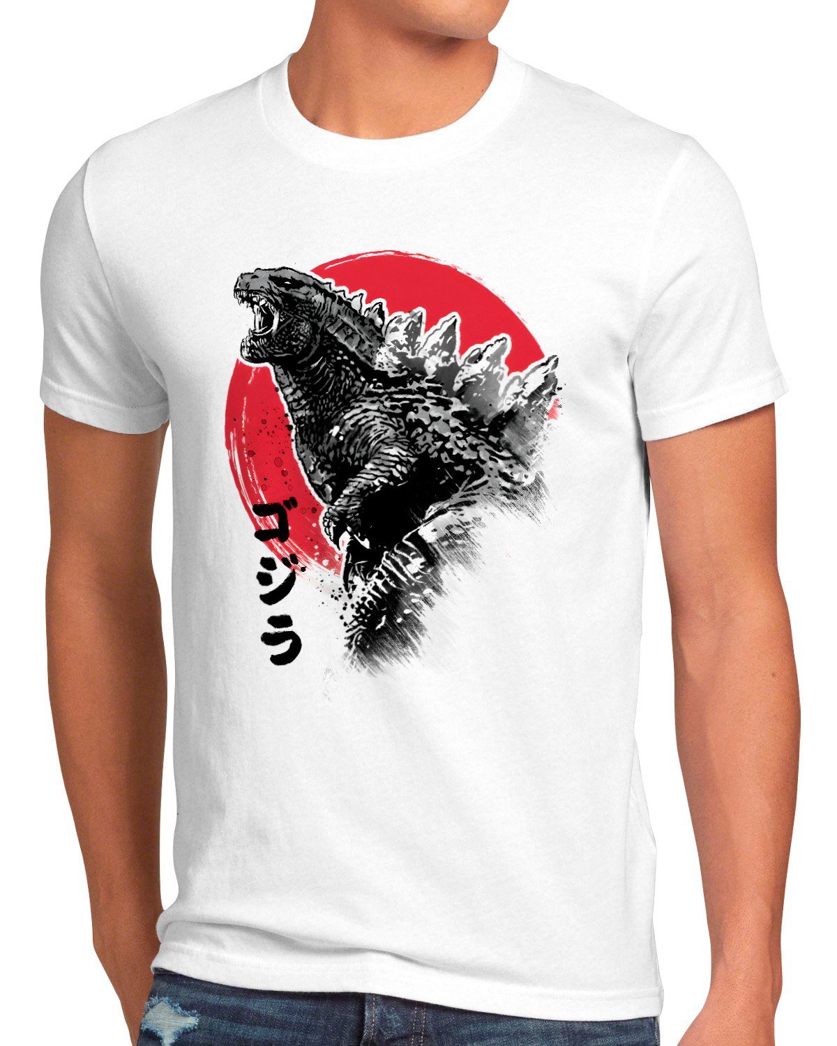 style3 Print-Shirt godzilla japan monster nippon tokio kaiju