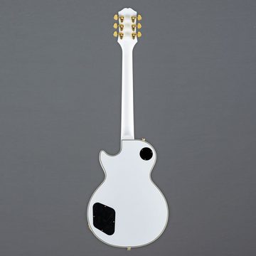 Epiphone E-Gitarre, Les Paul Custom Alpine White - Single Cut E-Gitarre
