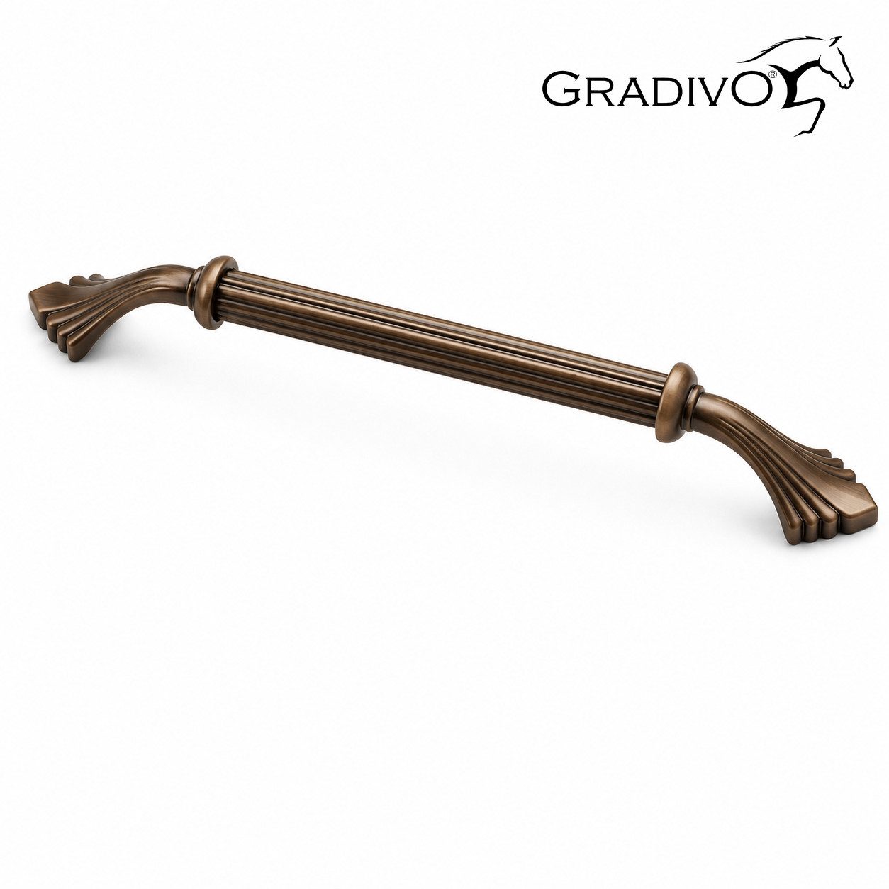 Gradivo Möbelgriff Schrankgriff Bügelgriff 923 - Bronze, 160 mm