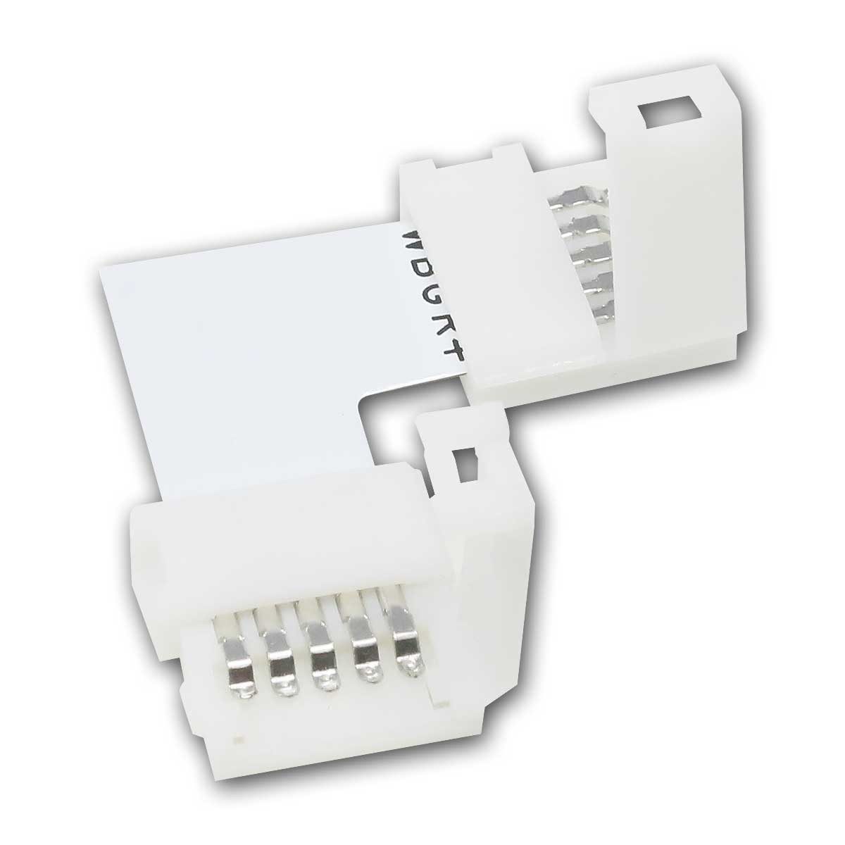 world-trading-net Verbinder L-Schnellverbinder "Easy" 5pol RGBW Stripe, Ecke