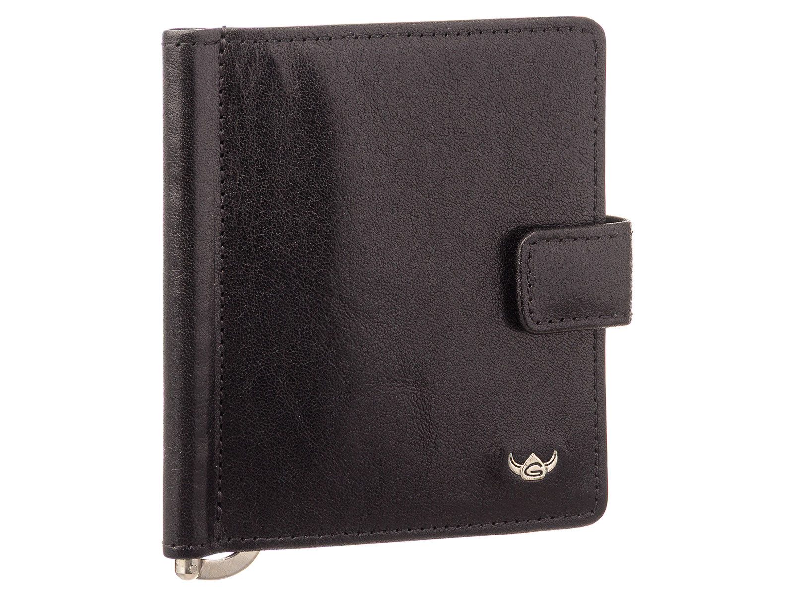 Golden Head Geldbörse Colorado RFID Geldbörse 190661 Clip-Scheintasche (Stück, 1-tlg., 1), Doppelsteppnähte