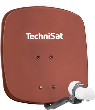 TechniSat DIGIDISH 45 Sat-Spiegel (45 cm, Aluminium, Optimal für Balkon-, Boden- und Wandmontage, 1 Orbitposition)