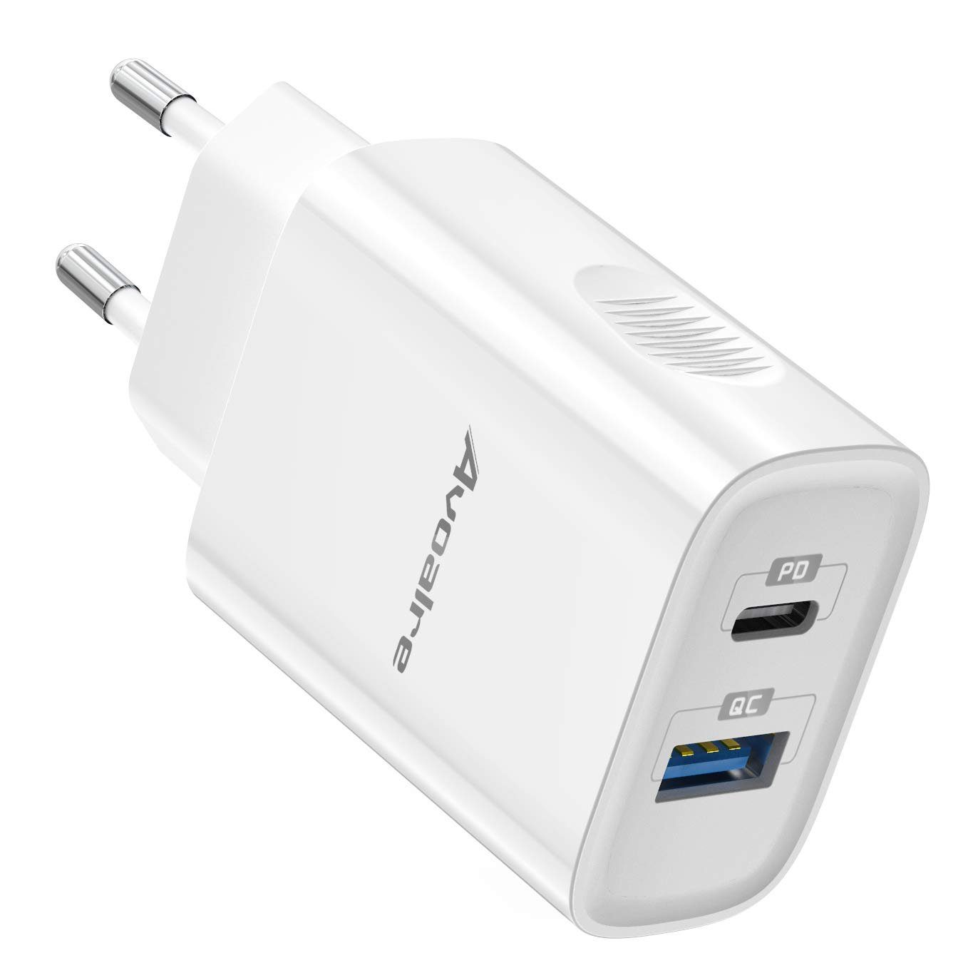 Elegear iPhone 20W Lade-Gerät Schnelllade-Gerät (1-tlg., 2Port USB C+USB A)