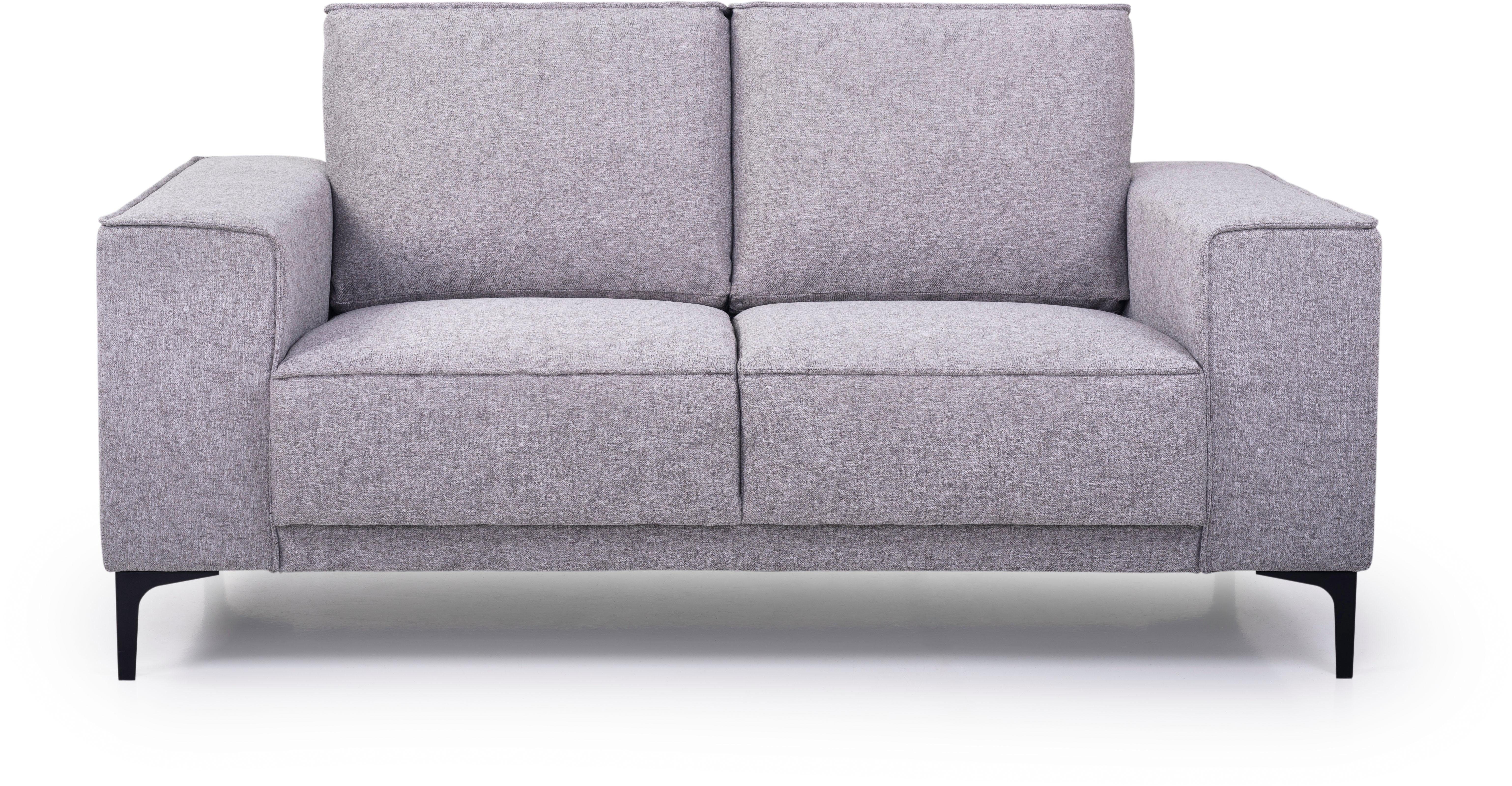 Places of Style 2-Sitzer "Kompaktsofa Oland, Struktur, Flachgewebe, Luxus-M günstig online kaufen