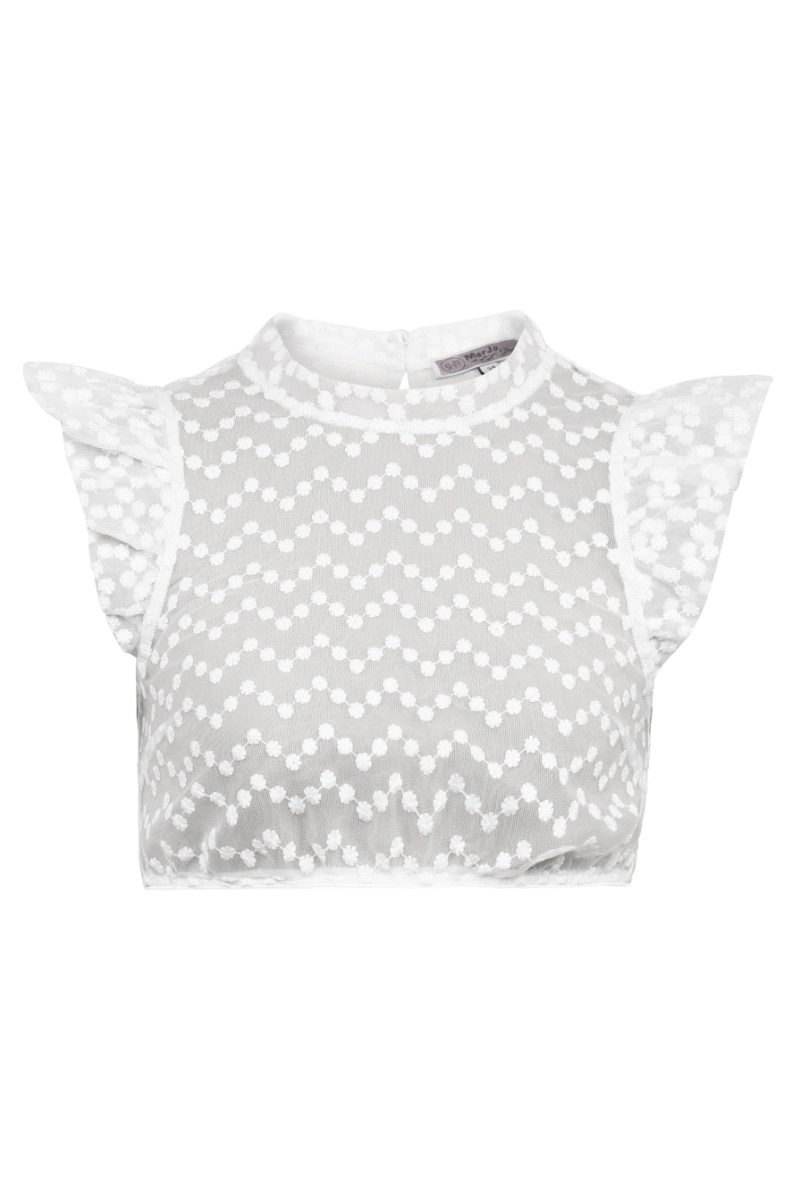 MarJo Dirndlbluse Dirndlbluse - AUBACH - off white