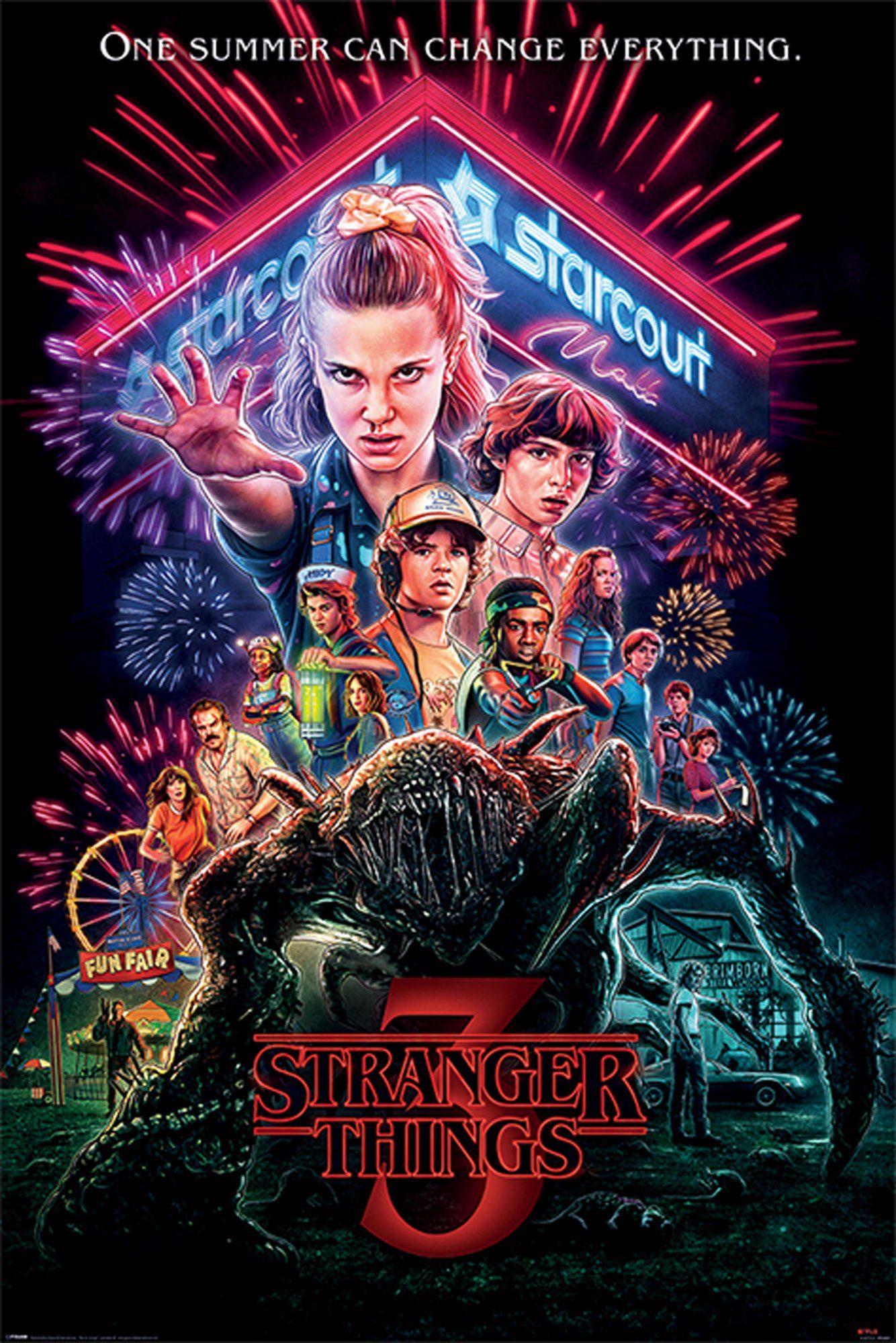 Poster Stranger Things - Poster - Summer of 85