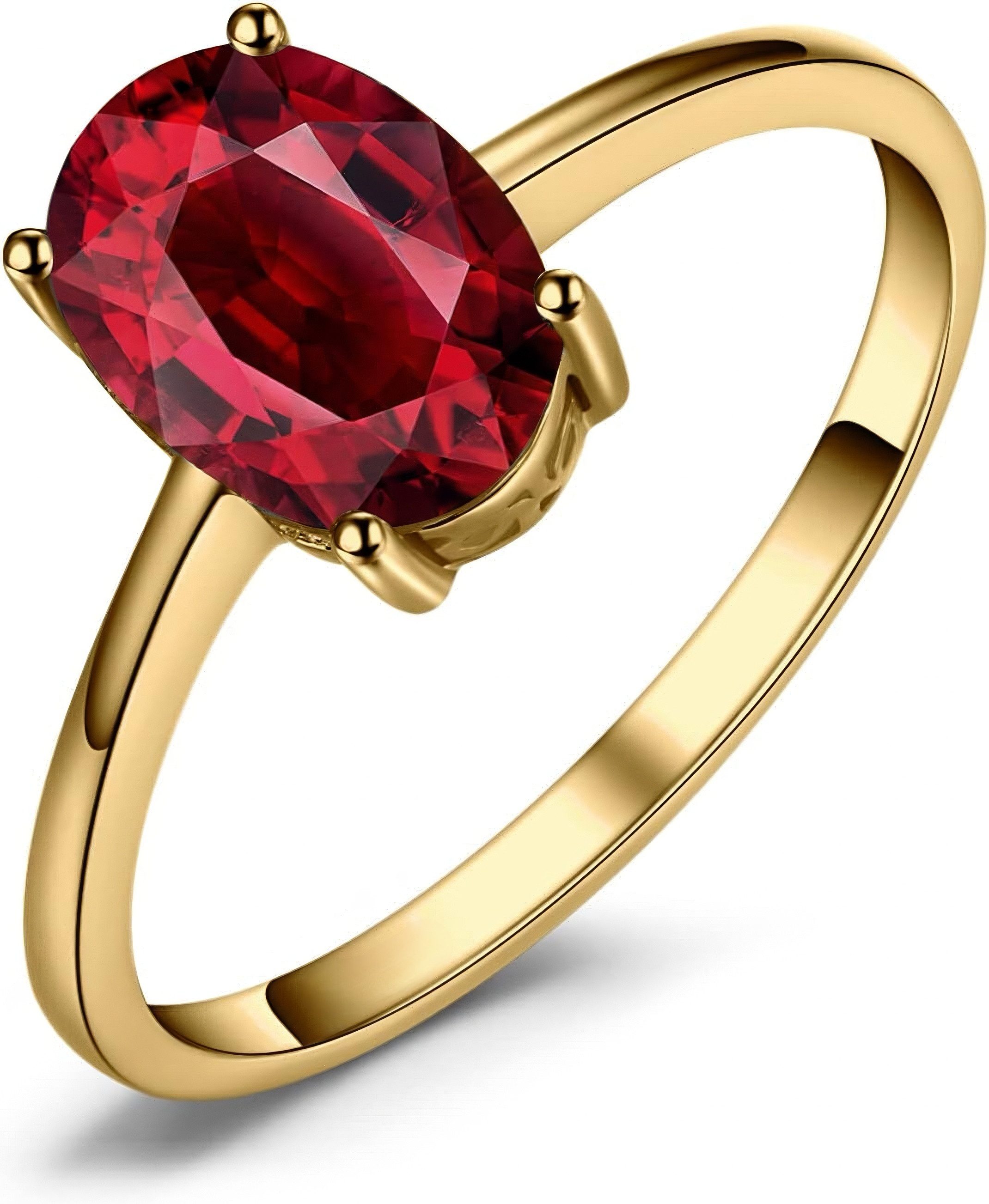 Jumpeak Diamantring 1ct ring mit stein,Rubinring,ring gold damen 585 echtgo günstig online kaufen