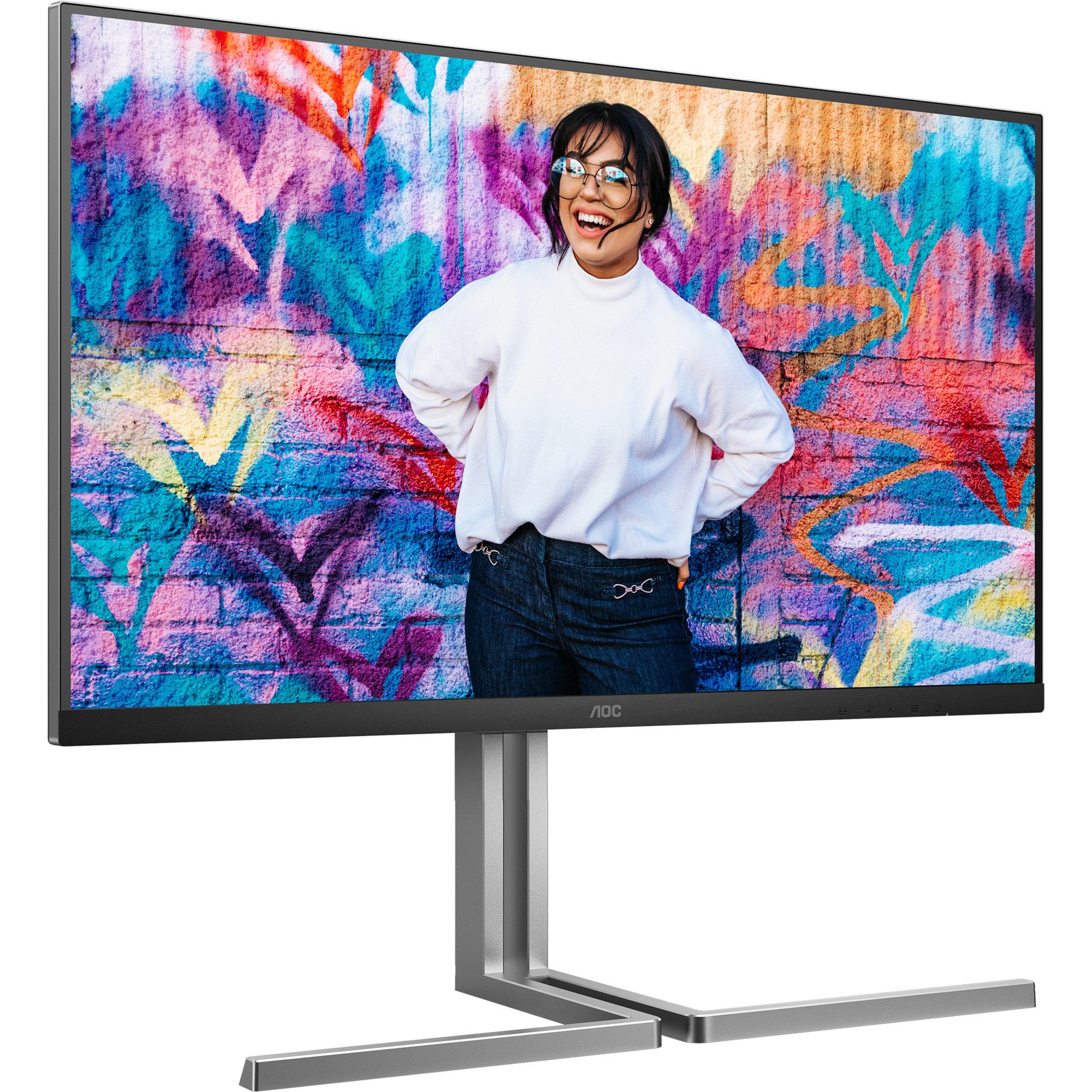 AOC AOC U32U3CV, LED-Monitor, (UltraHD/4K, Nano IPS, TFT-Monitor (3840 x 2160 px)