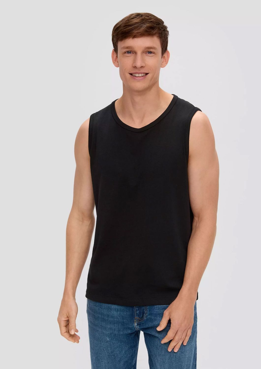s.Oliver T-Shirt Regular fit Rundhals, ärmellos, günstig online kaufen