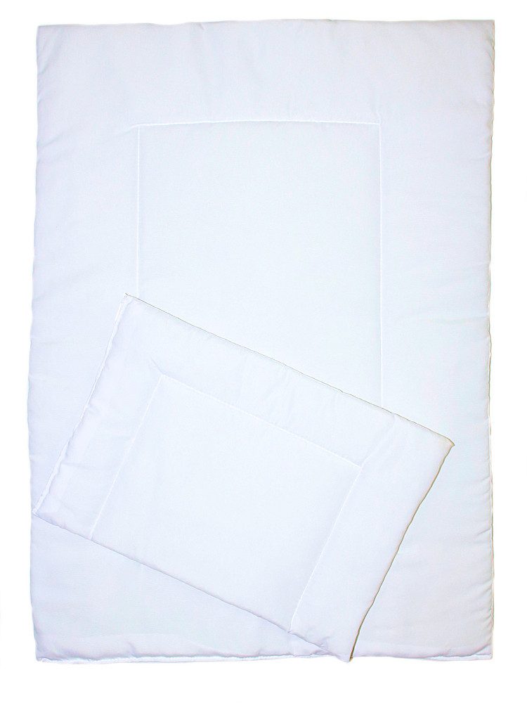 Primawela Babybettwäsche Kinderwagenset Baby Bettwäsche für Kinderwagen Bezüge Decke Kissen, 4 teilig