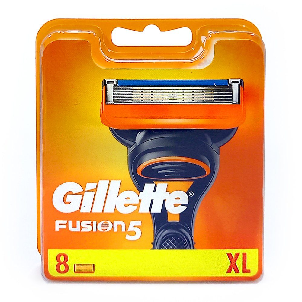 Rasierklingen Gillette 5 x Gillette 8er 10 Pack Rasierklingen, Fusion