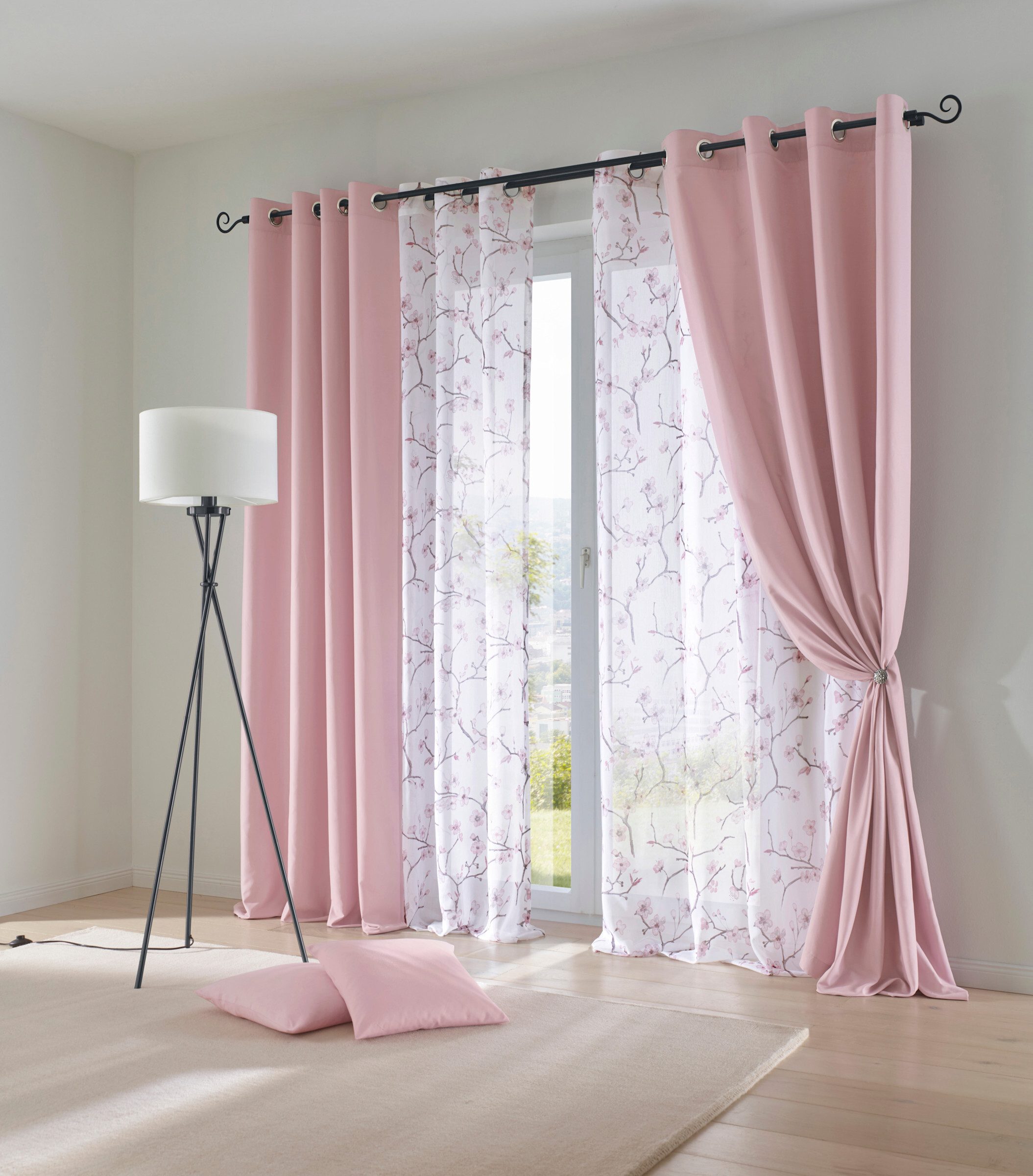 heine Gardine Dekoschal, Ösen (2 St), günstig online kaufen