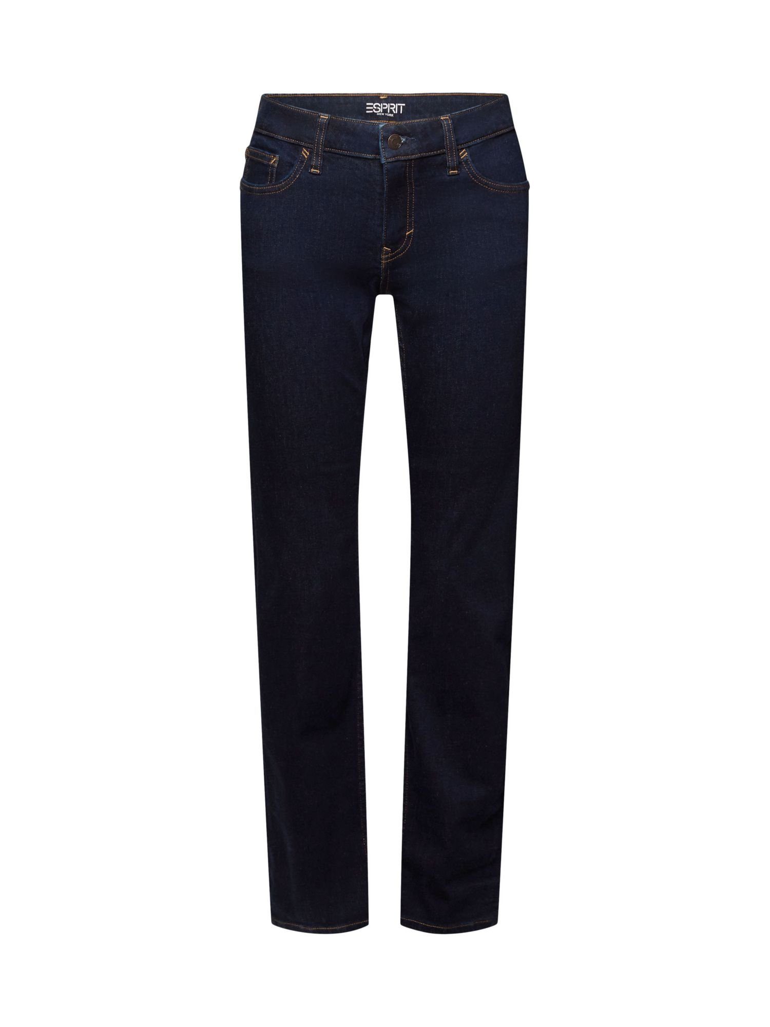Esprit Straight-Jeans Stretchjeans mit geradem Bein, Baumwollmix