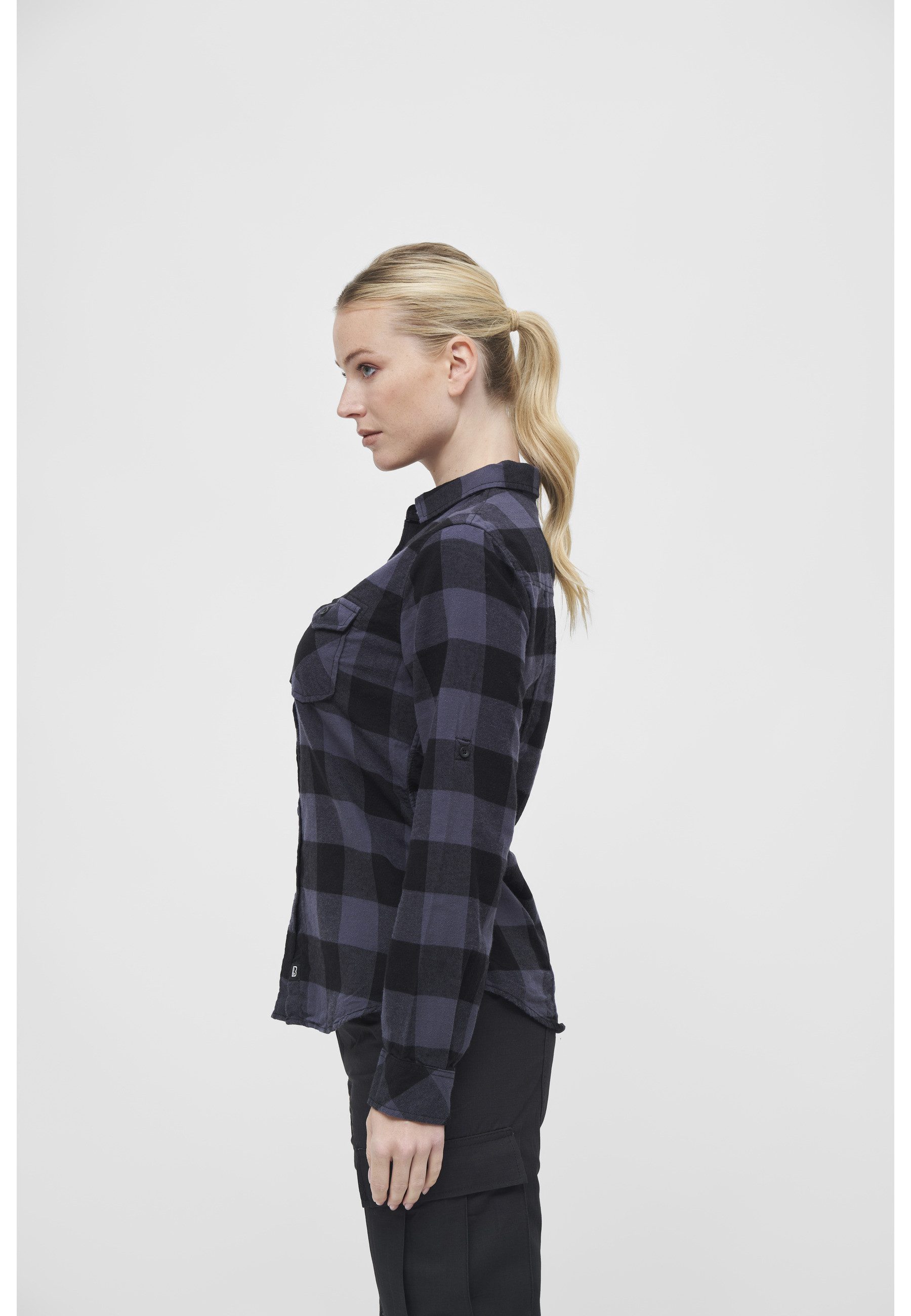 Brandit Langarmhemd Brandit Damen Amy Flanell Shirt GIRLS (1-tlg)