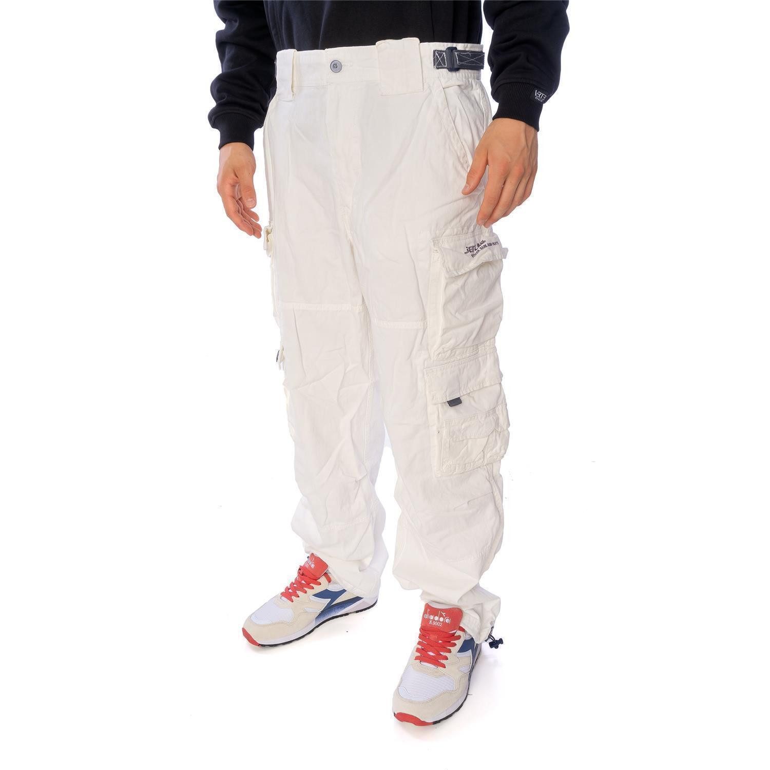 Jet Lag Cargohose Hose Jet Lag 007 twill white