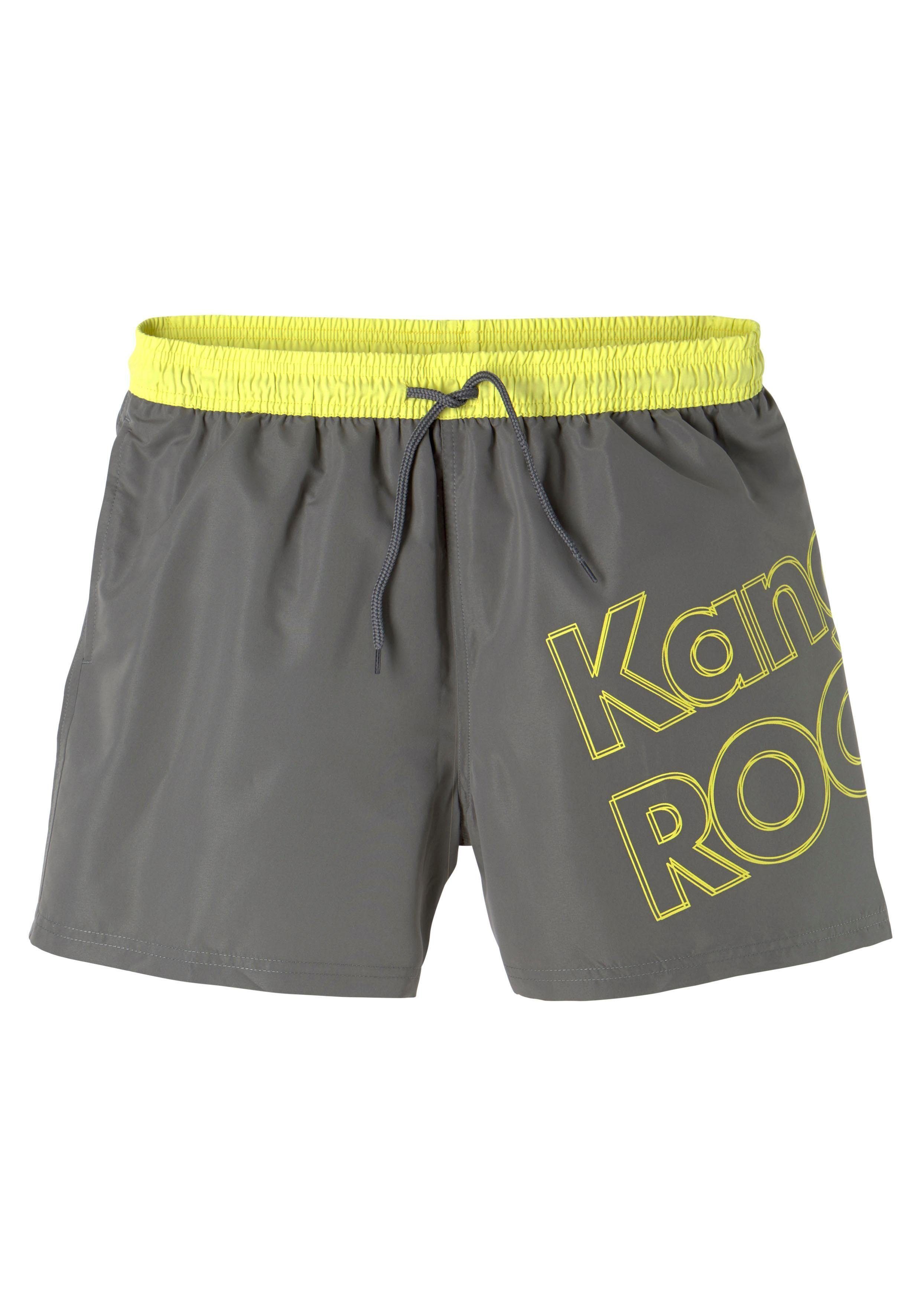 KangaROOS Badeshorts Adams mit großem Logoschriftzug – Bild 2 von 5