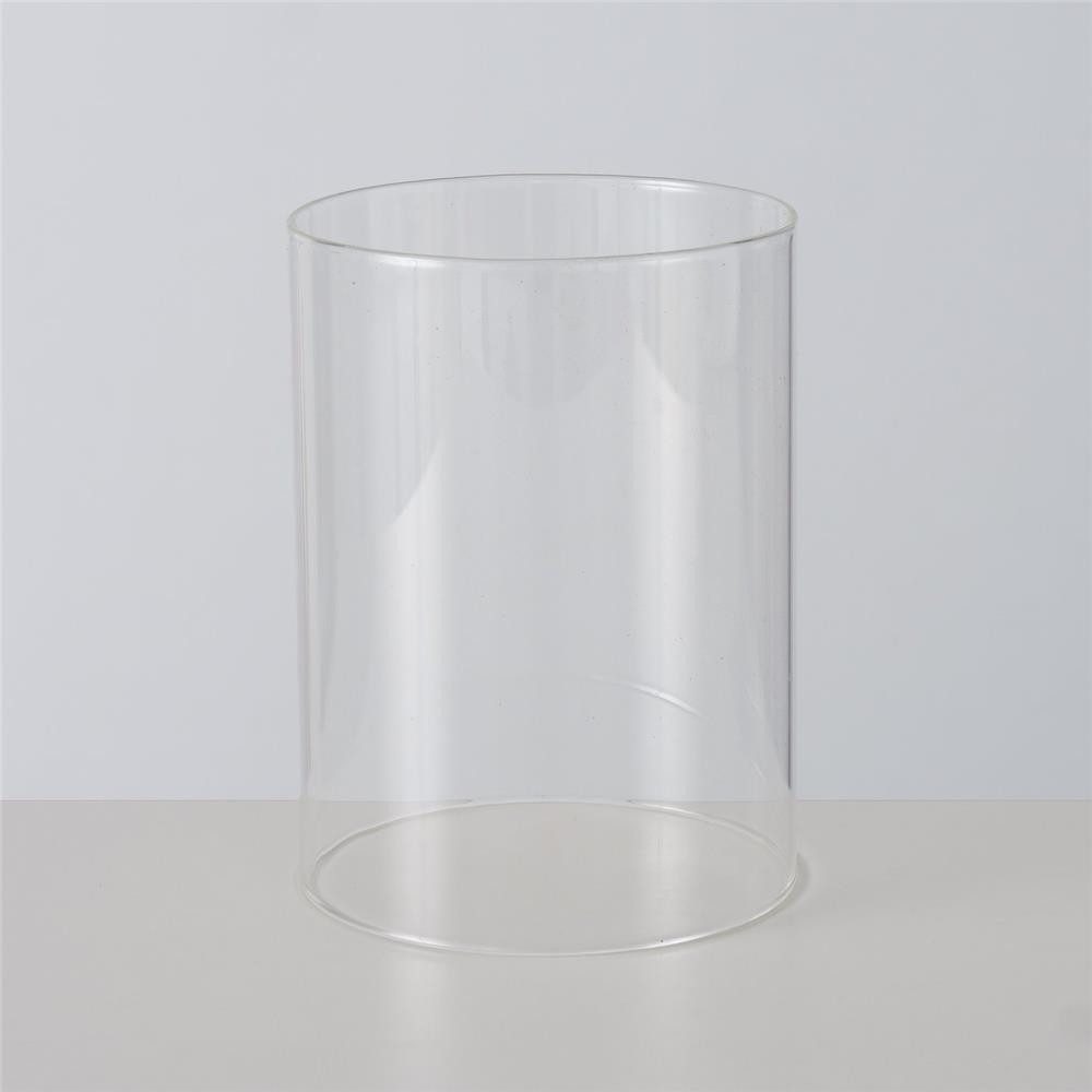 BOLTZE Windlicht Kerzenhalter Pallas 2er Set Metall schwarz, skandinavisch, pulverbeschichtet, mit Klarglas, Wohnzimmerdeko – Bild 5 von 5
