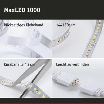 Paulmann LED Stripe LED Strip in Silber 32W 2750lm, 1-flammig, LED Streifen