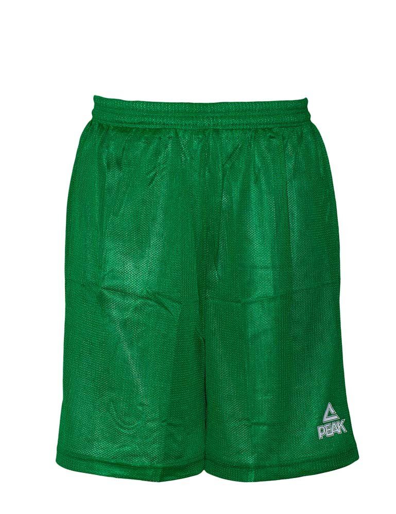PEAK Shorts IOWA aus einzigartigem PLUS COOL-Stoff grün-weiß | Sportshorts