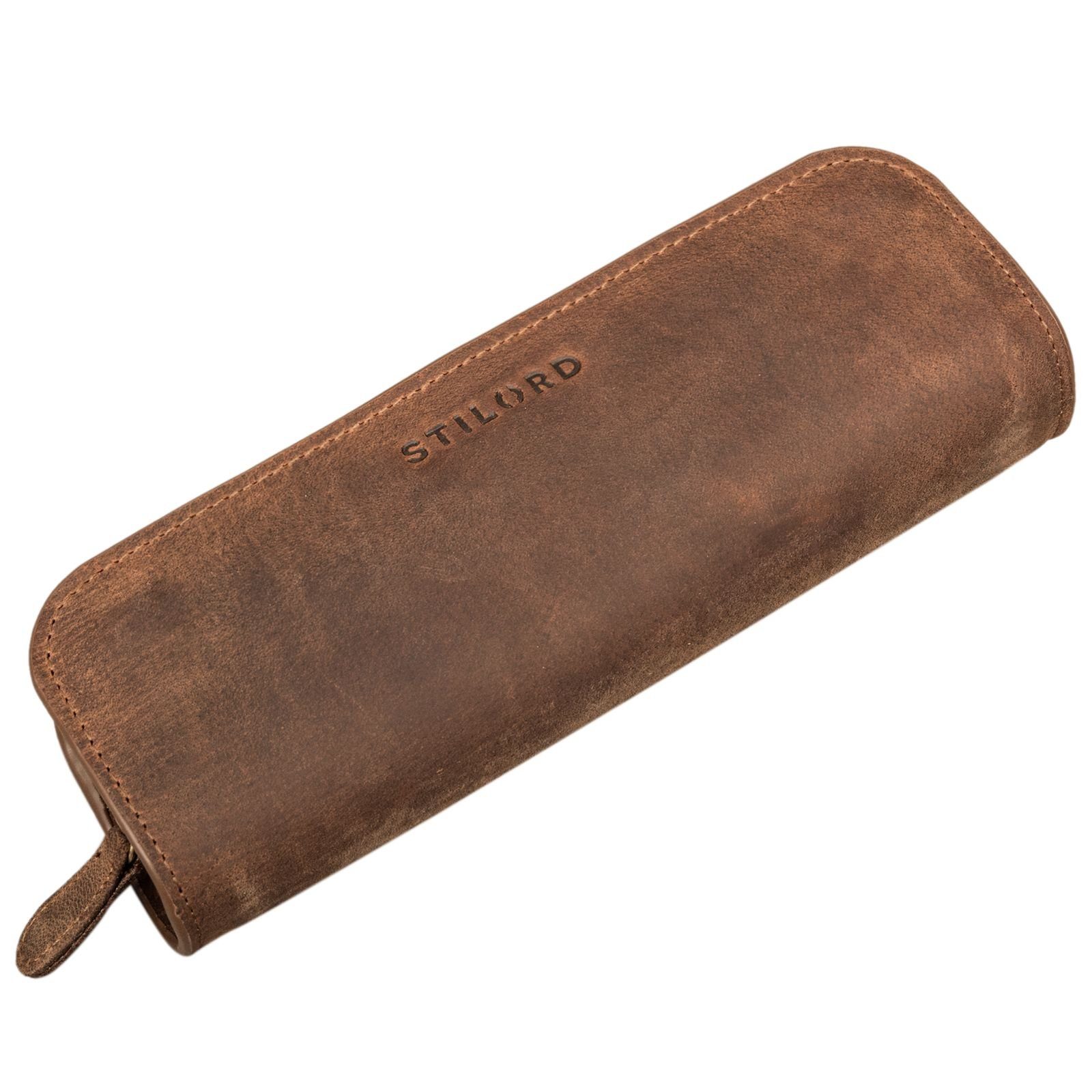 STILORD Etui "Alfie" Leder Mäppchen Vintage günstig online kaufen