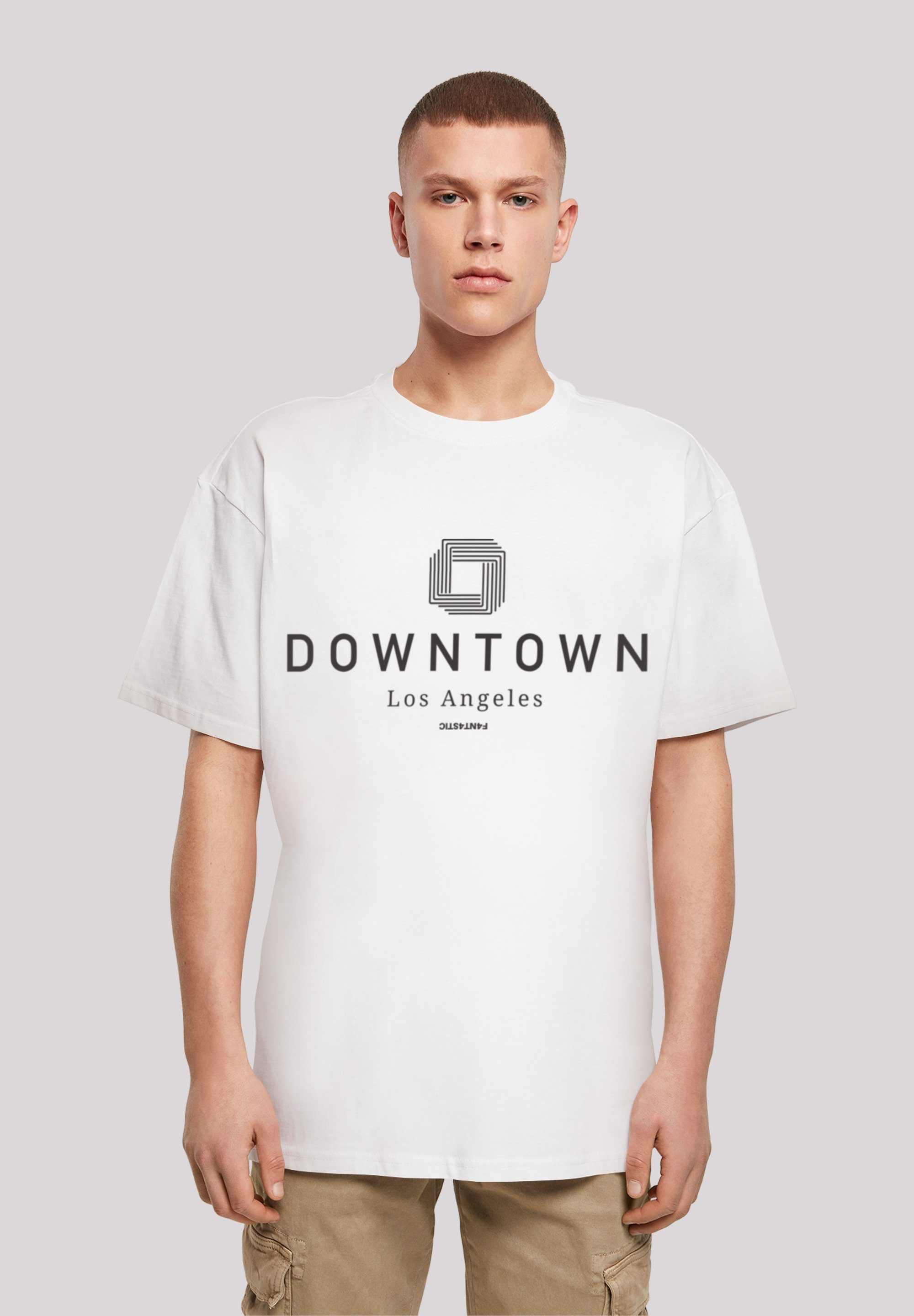 TEE Print weiß F4NT4STIC Downtown OVERSIZE LA T-Shirt