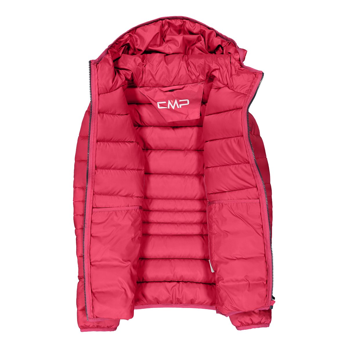 CMP Steppjacke KID G JACKET FIX HOOD mit durchgehendem Reißverschluss, winddicht, wasserabweisend