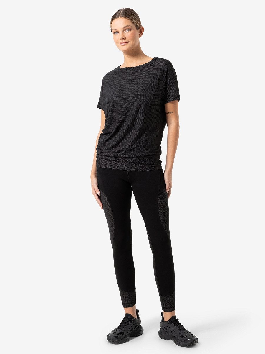 SUPER.NATURAL T-Shirt für Damen, Merino LOOSE AIR TEE asymmetrisches, atmungsaktiv