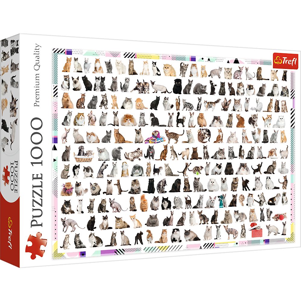 Europe 1000 Trefl Puzzle, Trefl Teile 1000 10498 Puzzleteile, Made Puzzle Katzen 208 in