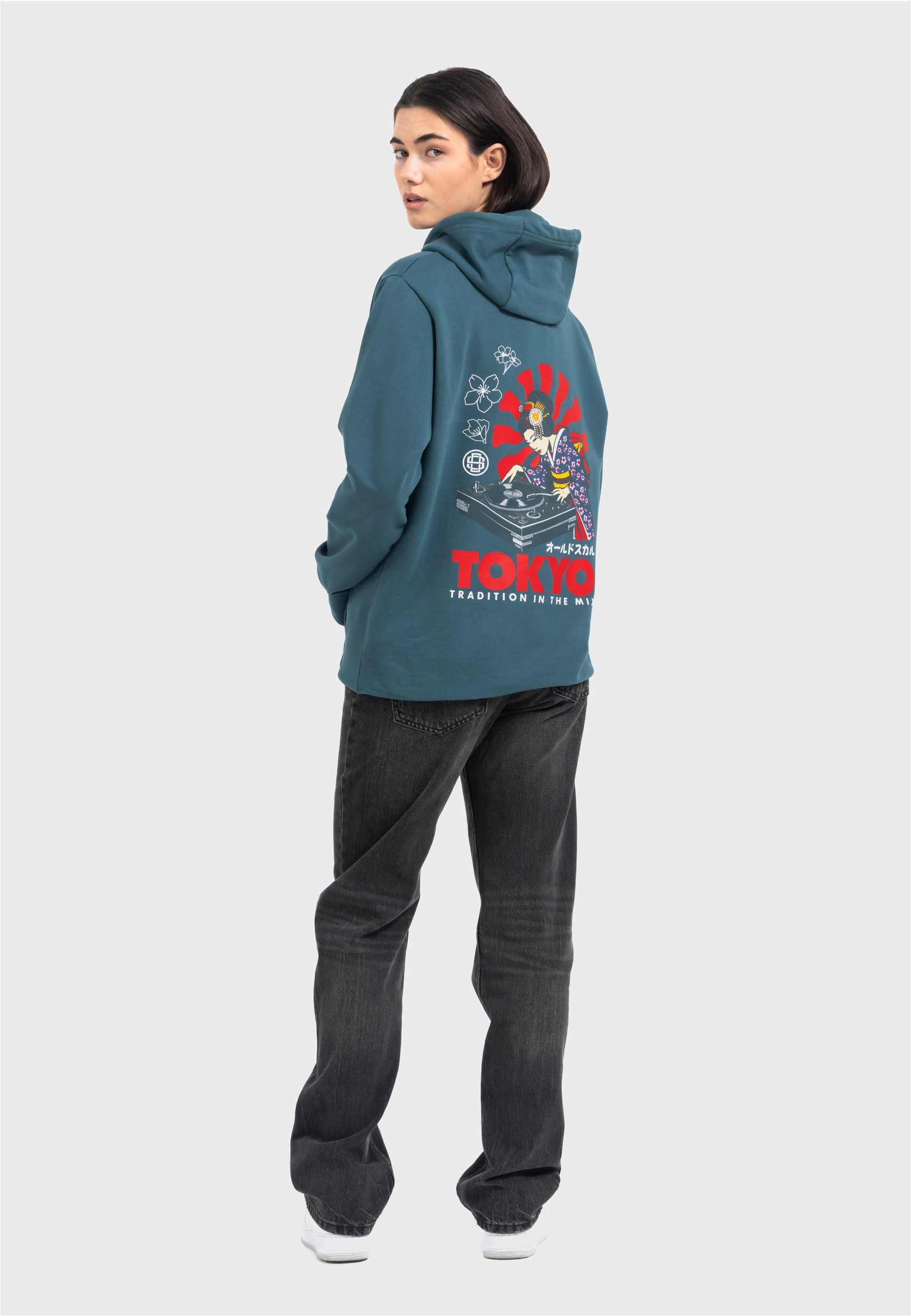 Oldskull Kapuzensweatshirt Asian Neon Djane Logo Graphic Traditionelles fer günstig online kaufen