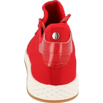 La Strada Damen Schuhe Halbschuhe Schnürer 1904006-4530 Knitted Red Sneaker